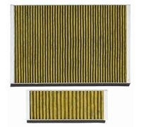 Odour filter set fits like Constructa 11041790 Clean AirPlus cooker hood
