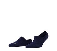 FALKE Women's Keep Warm W In Wool No-Show Plain 1 Pair Liner Socks, Blue Dark Sapphire 6278, 2.5-3.5