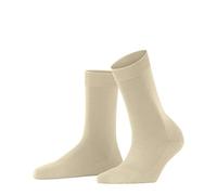 FALKE Women's ClimaWool W So Temperature-Regulating Plain 1 Pair Socks, Beige Cream 4011, 5.5-6.5