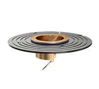 Odour-proof Floor Drain - Shower Floor Drain | Shower Drain Plug, Odour Blocker with Cut to Size Sealing Ring for 50-100 mm Sewer Channels, and Copper Core for Home, Hotel, Dorm