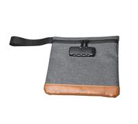 Odour Protection Bag Travel Carry Bag For Cash Wallet Phone Carbon Lining Locking Safety Anti Thief 7 8 x 7 4 Inch Secure Bag
