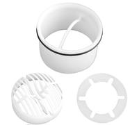 Odour Trap Shower, Shower Drain Lid, Compatible with Drain Fitting, Odour Trap Shower Immersion Pipe with Seal, Hair Filter Shower Drain, Hair Catcher Shower