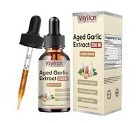 Odourless Aged Garlic Extract | 60ml Black Garlic Capsules Alternative | High Strength 2000mg | Antioxidant and Cholesterol Support | for Gut, Cardiovascular & Immune System | Vegan & Gluten-Free