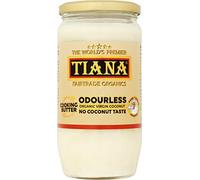 Odourless Coconut Cooking Butter 750ml (Pack of 6) - Organic Virgin, Cold-Pressed & Unrefined Coconut Oil - Neutral Taste, Heat-Stable Vegan Butter Alternative for Frying, Baking & Roasting - TIANA