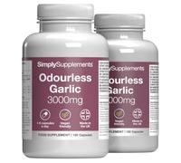 Odourless Garlic 3000mg with Vitamin C, B1 & Iron | 360 Vegan Capsules