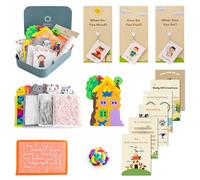 ODOXIA Calm Down Corner for Kids | Sensory Calming Space for Classrooms & Homes | Relaxation Kit with Posters, Fidget Tools & Therapy Toys | Emotional Regulation Set for Autism & Anxiety