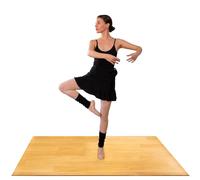 ODOXIA Mobile Marley Dance Floor PVC | 122 x 91 cm | Portable Dance Floor for Ballet, Tap Dance, Irish Dance & More | Rollable Dance Mat for Dancers | 5 mm Thick | for Home & Studio