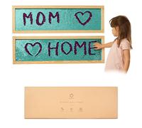 ODOXIA Sequin Wall Frame 2PK | Sensory Wall Sequin Flip Fabric for Kids | Sequin Fabric Sensory Wall | Sequin Wall Panel