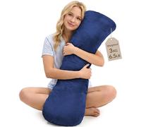 ODOXIA Weighted Pillow for Adults 3 KG | 104 * 30 CM | Sleep Better & Feel Calm | Weighted Body Pillow | All-Season | Sleeping Hugging Pillows for Adults | Helps to Focus | Soft & Washable Cover