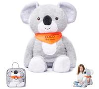 ODOXIA Weighted Stuffed Animal 2.3 Kg for Anxiety | Relief Koala Plush | Stuffed Weighted Toy for Kids & Adults | Anxiety Teddy | Carrying Bag Included | Machine Washable Plushies