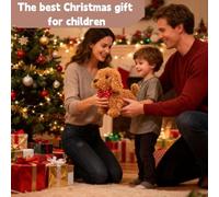 ODPQDO Realistic Robot Puppy, 2026 New Robots Dog, Electronic Interactive Dog - Walking, Barking, Tail Wagging, Creative Companion Puppy for Kids Toddlers (Brown)