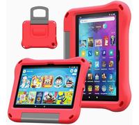 ODQQDO 8 Inch Case Suitable for Kids(12/10th Generation, 2022/2020 Release) Multi-angle Adjustment Case Thicken Shockproof,Incompatible with 8 Inch iPad Samsung HTC LG Tablet,Red