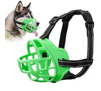 ODRIEW Dog Muzzle for Large Dogs (Luminous Green, 2)