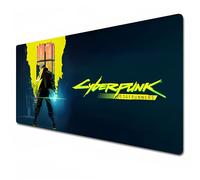 Odrys Cyberpunk Edgerunners XXL Gaming Mouse Pad - Yellow, 900x400, Stitched Edge for Home, Work, Study (Lucyna Kushinada) (A04, XXL)