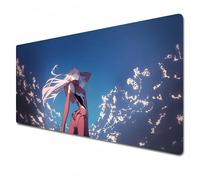 Odrys DARLING in the FRANXX mouse pad|Anime mouse pad rgb|XL mouse pad 800x300|Office desk mat large|Waterproof - Non-slip|Zero Two (XL)
