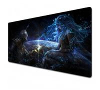 Odrys Elden Ring mouse pad|Blue mouse pad gaming|XXL mouse pad 900x400|Office desk mat large|Waterproof - Anti slip|Ranni (31.5 x 11.8 x 0.1 in)