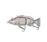 ods lure Robotic Swimming Lure 10cm Electric Lures USB Rechargeable LED Light 4 Segment Jointed Swimbait Fishing Tackle (color 5)