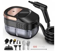 ODSD Steam Cleaner for Home & Car, 15s Fast Heating Handheld Steam Cleaner with 1.6L Tank, 3-Level Pressurized Steamer Cleaning for Sofa, Carpet, Kitchen & Car Detailing
