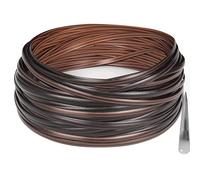 ODSK Rattan Furniture Fixing Kit, Wicker Repair Material, Coffee Gradient Flat Plastic Woven Material for Installing Rattan Furniture and Garden Chair Basket -70m (Coffee Gradient-1)