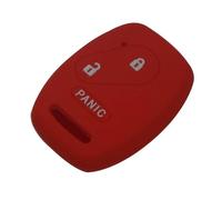 ODSMBK Car Key Cover 2/3 Buttons Remote Car-Styling Silicone Key Cover Case For HONDA FIT INSIGHT Civic Accord CR-V Ridgeline-red