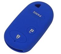 ODSMBK Car Key Cover 3/2+1 Buttons Silicone Remote Car-Styling Key Case Cover 2001-2005 For HONDA Civic Accord Insight Pilot Key Holder-darkblue