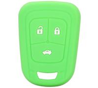 ODSMBK Car Key Cover 3 Buttons Remote Key Cover For Camaro Sonic Cruze Malibu Volt Spark Equinox Key Fob Case Car Accessories-green