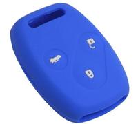 ODSMBK Car Key Cover 3B Remote Silicone Key Case Car Styling Cover For HONDA Accord CR-V CRV Civic Pilot Fit Freed StepWGN-darkblue