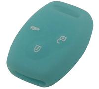 ODSMBK Car Key Cover 3B Remote Silicone Key Case Car Styling Cover For HONDA Accord CR-V CRV Civic Pilot Fit Freed StepWGN-Luminous blue