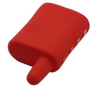 ODSMBK Car Key Cover 4 Buttons Remote for Scher-Khan Magicar A/B Silicone Key Case Two Way Car Alarm 2-way Car Alarm Controller Keychain-red
