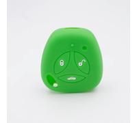 ODSMBK Car Key Cover Car-Styling Silicone Car Key Cover For LADA Priora Sedan sport Kalina Granta Vesta X-Ray Remote Key FOB Case 3Buttons-green