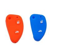 ODSMBK Car Key Cover Silicone Car Key Cover Case For alfa For romeo 147 156 166 Flip Remote Key Shell 2/3 Buttons 2 Pcs/lot-2 button 1red1blue