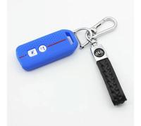 ODSMBK Car Key Cover Silicone Key Case Cover Keychain For HONDA Pcx 125 Forza 125 300 Xadv 750 Forza 350 AD Protection Holder Car Accessory-blue 2B with ChainA