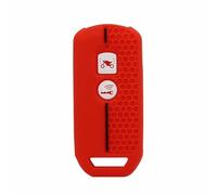 ODSMBK Car Key Cover Silicone Key Case Cover Keychain For HONDA Pcx 125 Forza 125 300 Xadv 750 Forza 350 AD Protection Holder Car Accessory-red 2 button