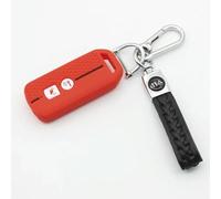 ODSMBK Car Key Cover Silicone Key Case Cover Keychain For HONDA Pcx 125 Forza 125 300 Xadv 750 Forza 350 AD Protection Holder Car Accessory-Red 2B with ChainA