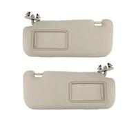 ODSMBK Left Driver Right Passenger Side Sun Visor For Corolla 2007 2008 2009 2010 2011 2012 2013 Light Sunvisor 74320-12E00-B0-Beige 1 Pair 2pcs