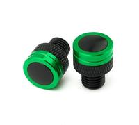 ODSMBK Motorcycle Rearview Side Mirror Hole Cap Plug Mirror Blanking Hole Plug For Triumph Street Triple 765 RS S R 675 660 900 GT Tiger 800 Tiger 1200-Green No logo