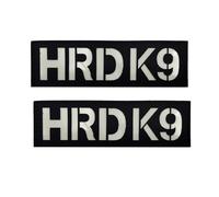 ODSS HRD K9 Glow in Dark Patches, 4.92 x 1.5 Inch, Tactical Military Search & Rescue Badges, Hook Fastener Backing with Loop, 2 Pack