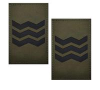 ODSS Reflective Ireland Military Rank Patches, Reflect Irish Insignia IR Infrared Laser Cut Patch, Tactical Morale Badges Appliques Fastener Hook and Loop Backing for Uniforms, Gear, Jackets, Vests