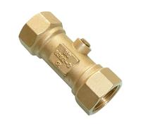 ODSUPPLIES - 1/2" Double Check Valve - DZR Female Thread - Pack of 2