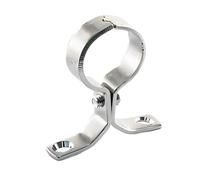 ODSUPPLIES - 15mm Chrome Pipe Clip Bracket - Bag of 10