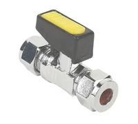 ODSUPPLIES - 15mm Mini Lever Gas Ball Valve | Also Available in 8mm, 10mm, 15mm