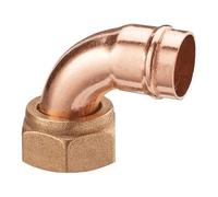 ODSUPPLIES - 15mm x 1/2 Inch Solder Ring Bent Tap Connector