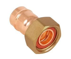 ODSUPPLIES - 15mm x 1/2 Inch Solder Ring Straight Tap Connector - Bag of 5