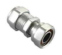 ODSUPPLIES 15mm x 1/2 Inch Straight Chrome Tap Connector