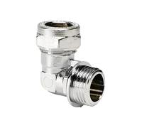 ODSUPPLIES - 15mm x 1/2" Male Chrome Elbows