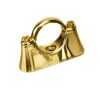 ODSUPPLIES - 22mm Cast Brass Hospital Pipe Bracket - Bag of 2