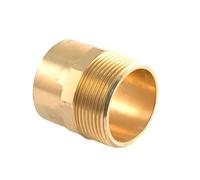 ODSUPPLIES - 22mm x 3/4" BSP Solder Ring Male Iron Adaptor - Pack of 10