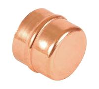 ODSUPPLIES - Bag of 2 15mm Pre-soldered Stop End Cap for Copper Plumbing Pipe - WRAS Approved (Also Available in 8mm, 10mm, 12mm, 22mm, 28mm, 35mm, 42mm, 54mm)