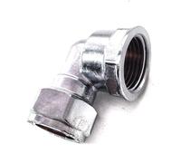 ODSUPPLIES - Bag of 5-15mm x 1/2" Female Chrome Elbow