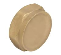 ODSUPPLIES Brass Threaded Blanking Cap for 22mm Plumbing Fitting- Pack of 5 (Also Available for 15mm Fittings)